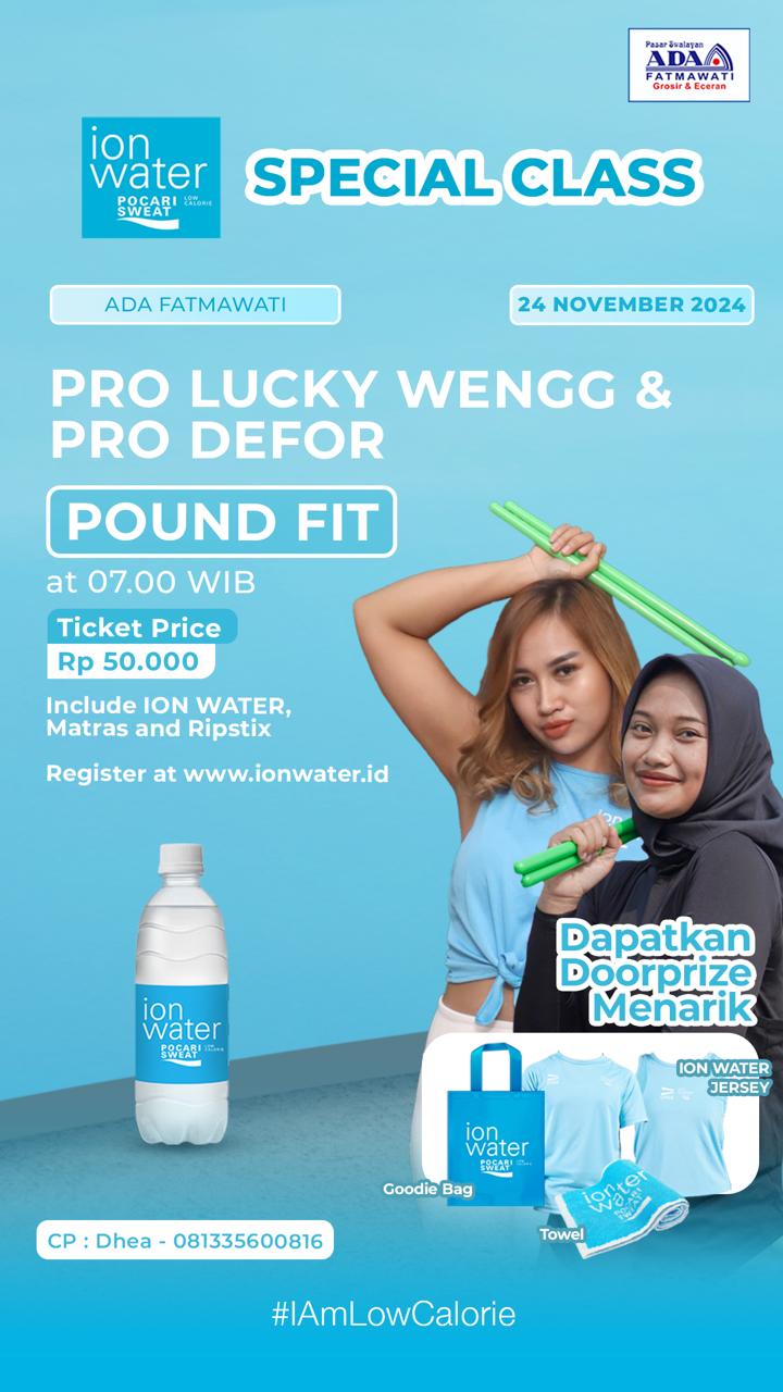 SPECIAL CLASS - POUND FIT WITH ADA SWALAYAN FATMAWATI SEMARANG