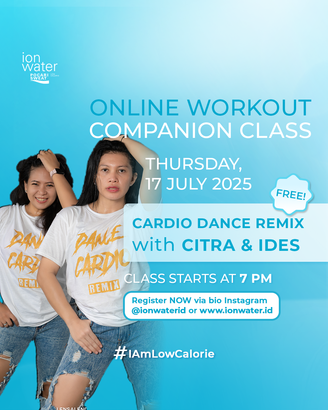 ONLINE WORKOUT CLASS - CARDIO REMIX WITH IDES AND CITRA