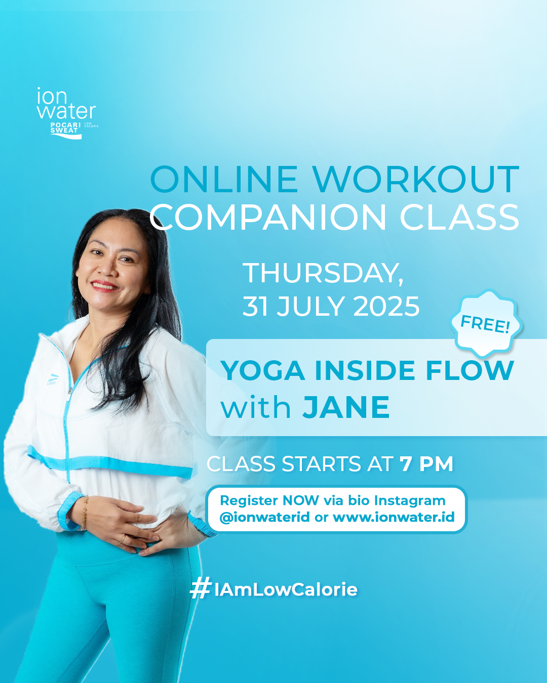 ONLINE WORKOUT CLASS - YOGA INSIDE FLOW WITH JANE
