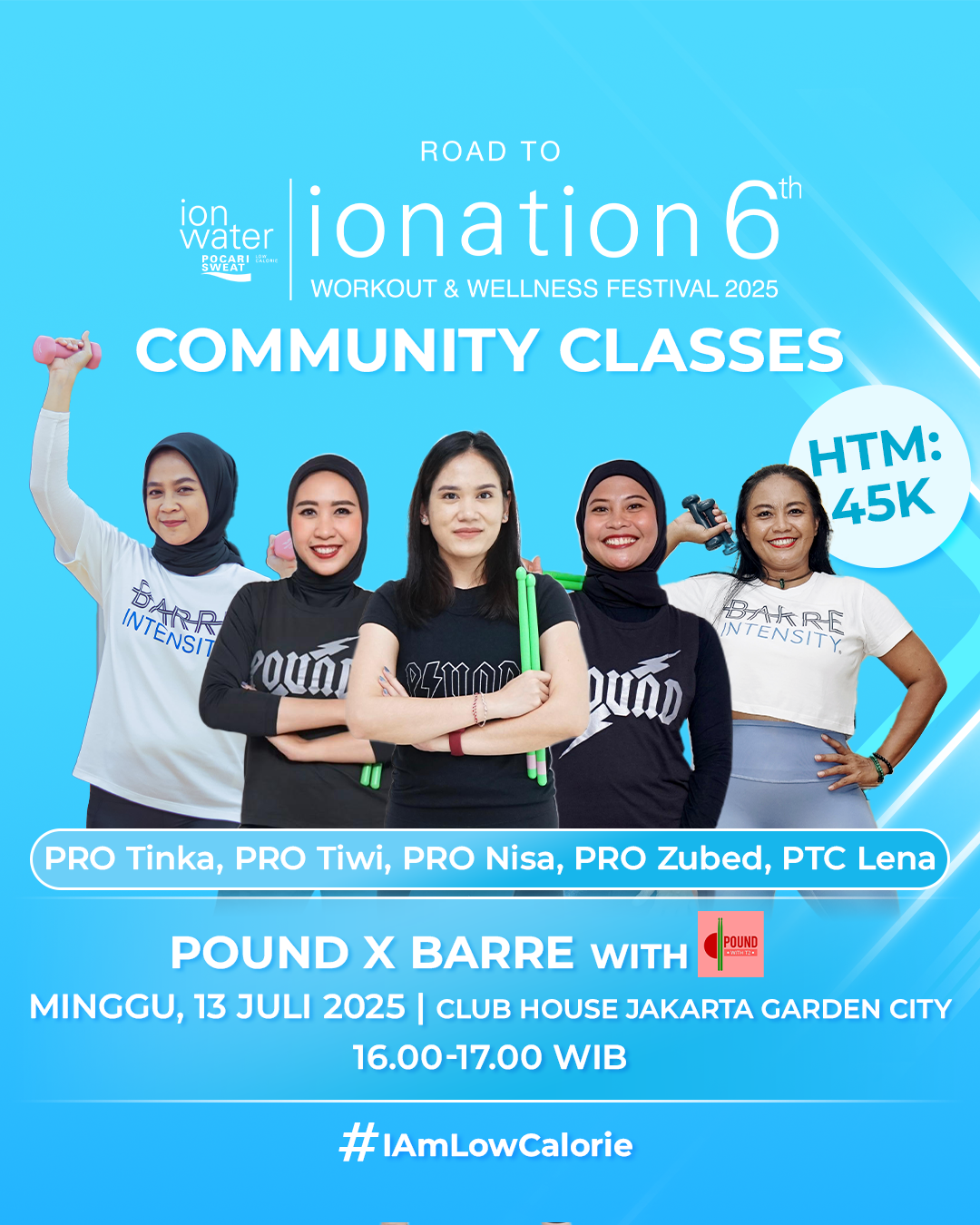 COMMUNITY ATTACK - POUND X BARRE WITH POUND WITH T2