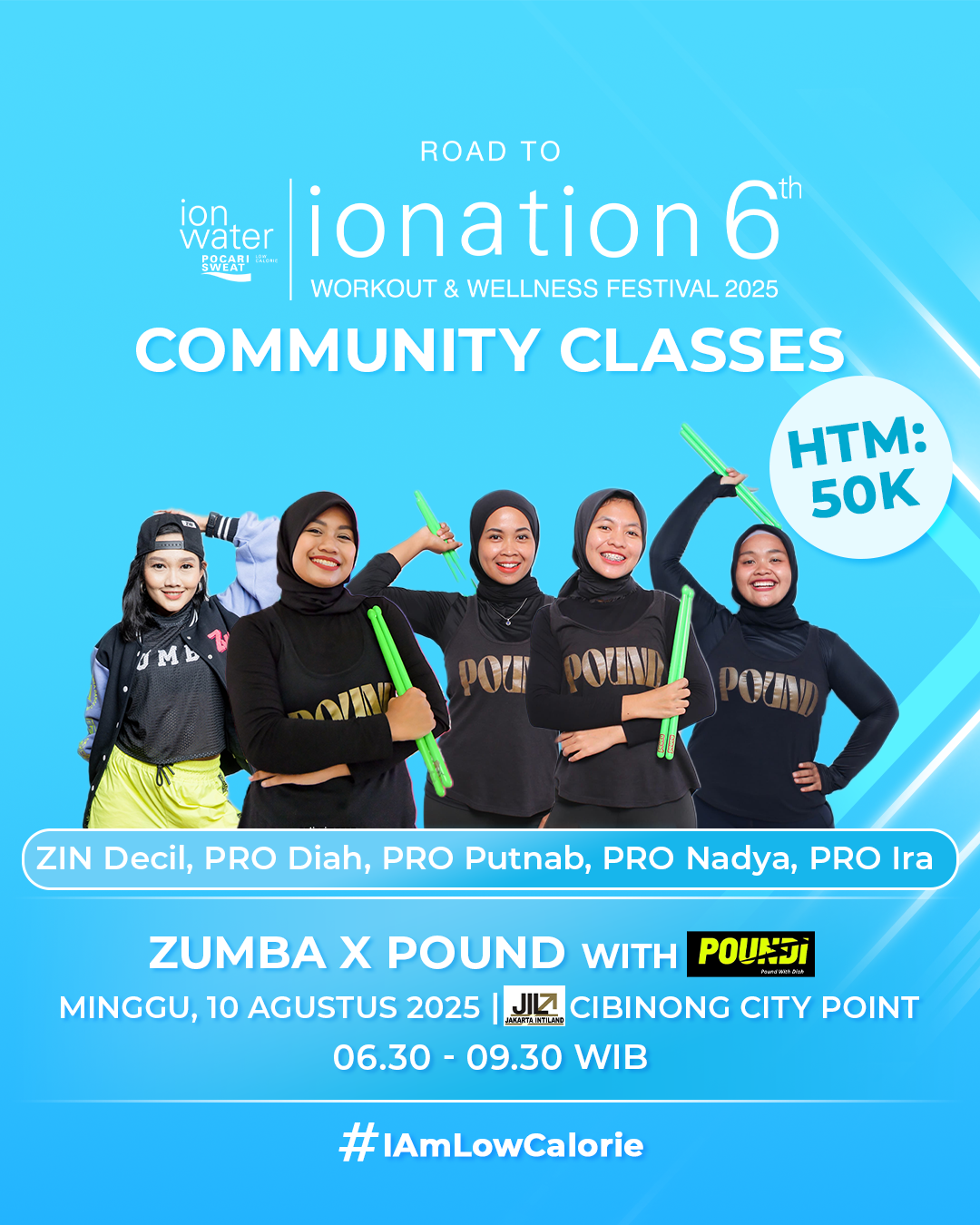 COMMUNITY ATTACK ROAD TO IONATION - ZUMBA X POUND FIT