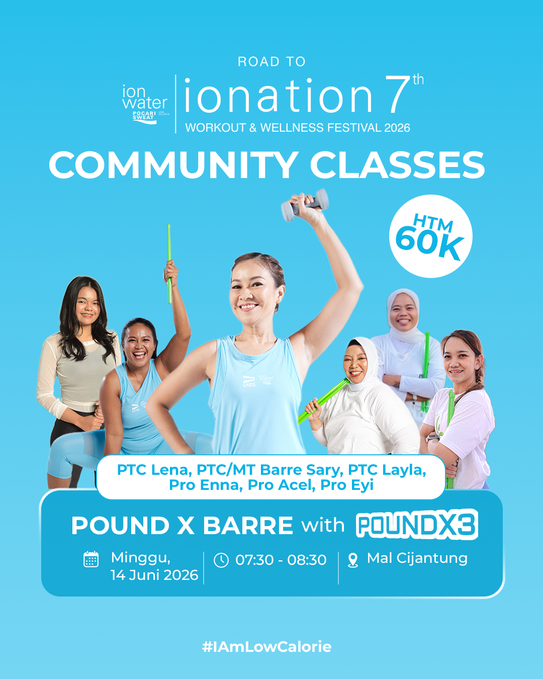 POUND X BARRE WITH POUND X3 - COMMUNITY ATTACK ROAD TO IONATION 2026