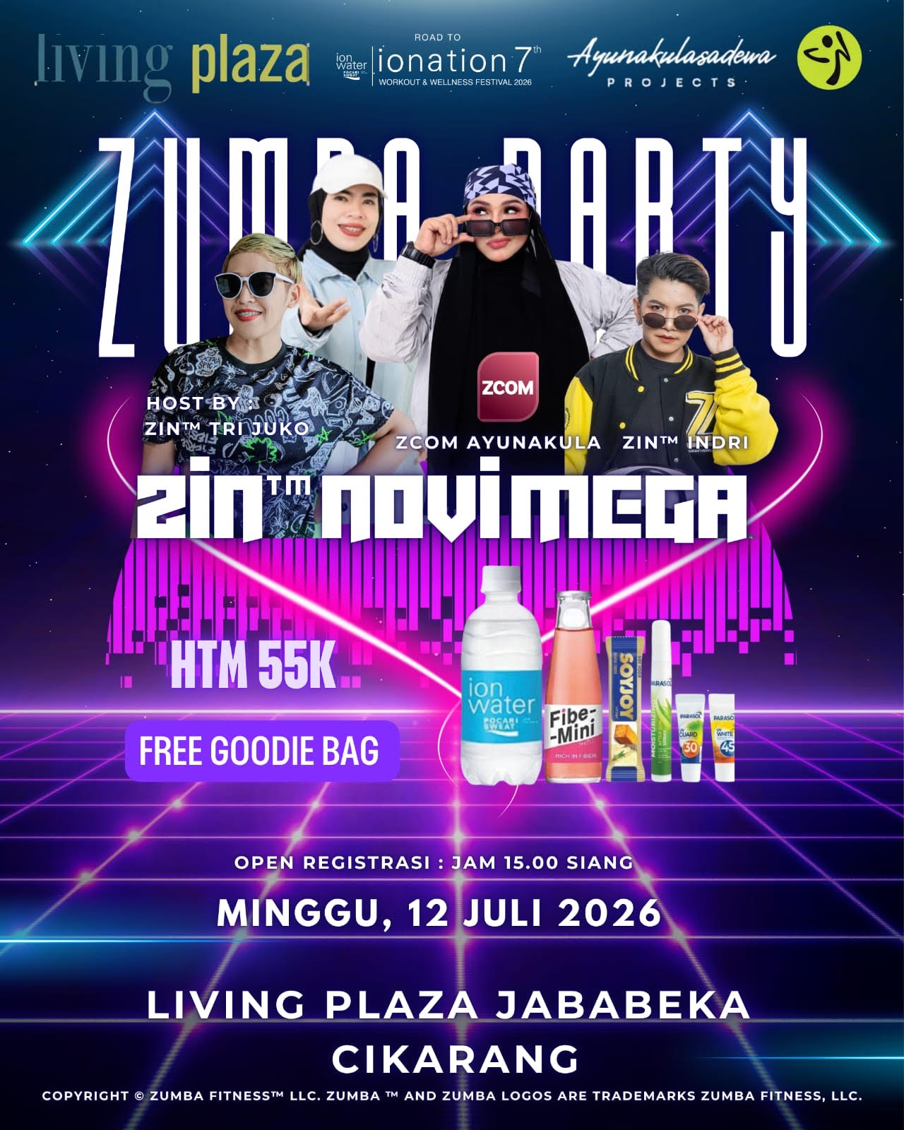 ZUMBA PARTY CIKARANG - COMMUNITY ATTACK ROAD TO IONATION 2026