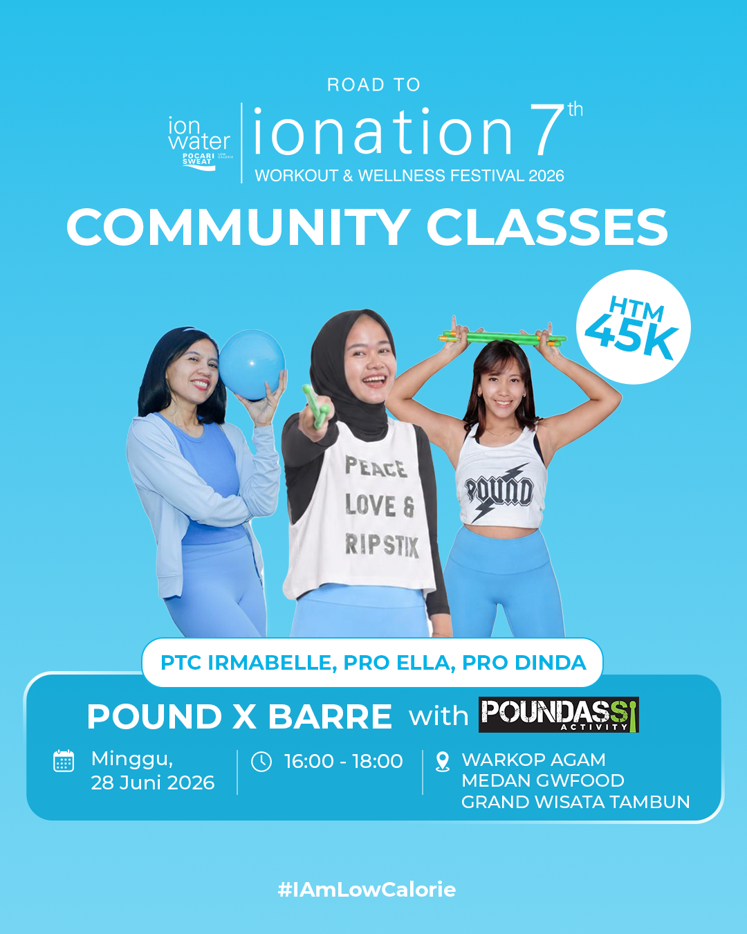 POUND X BARRE WITH POUNDASSI GRAND WISATA - COMMUNITY ATTACK ROAD TO IONATION