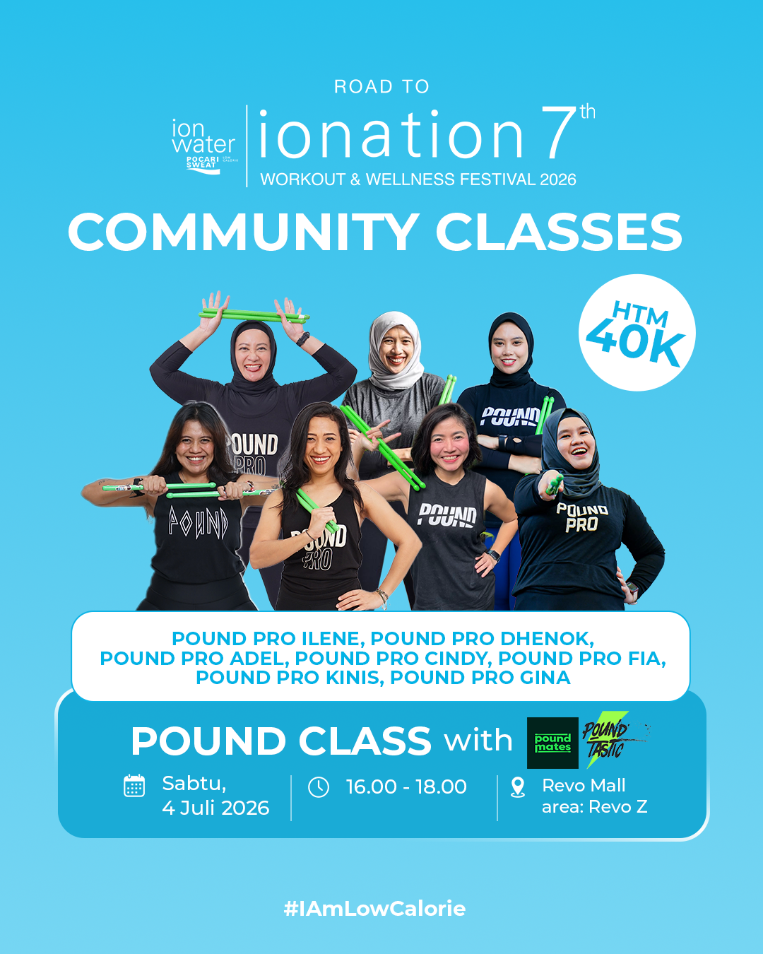 POUND CLASS WITH POUND MATES & POUND TASTIC - COMMUNITY ATTACK ROAD TO IONATION 2026