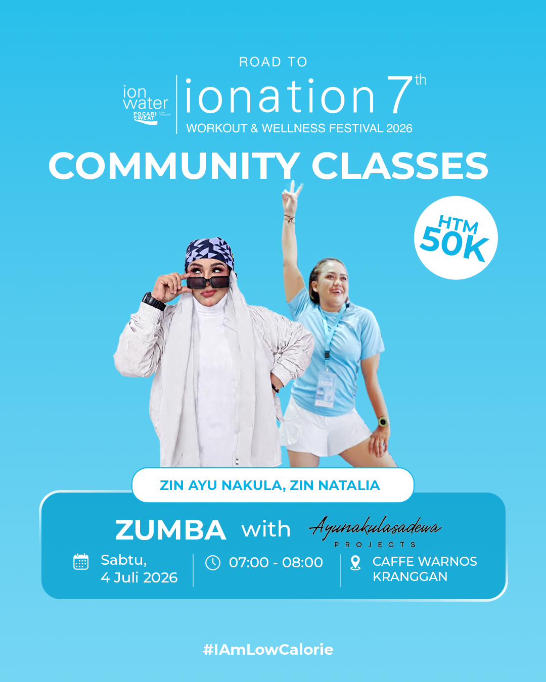 ZUMBA WITH ZIN AYU NAKULA & ZIN NATALIA - COMMUNITY ATTACK ROAD TO IONATION 2026
