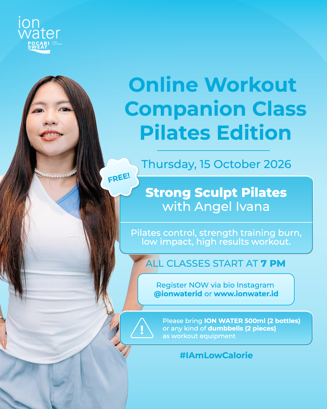 ONLINE WORKOUT CLASS - STRONG SCULPT PILATES
