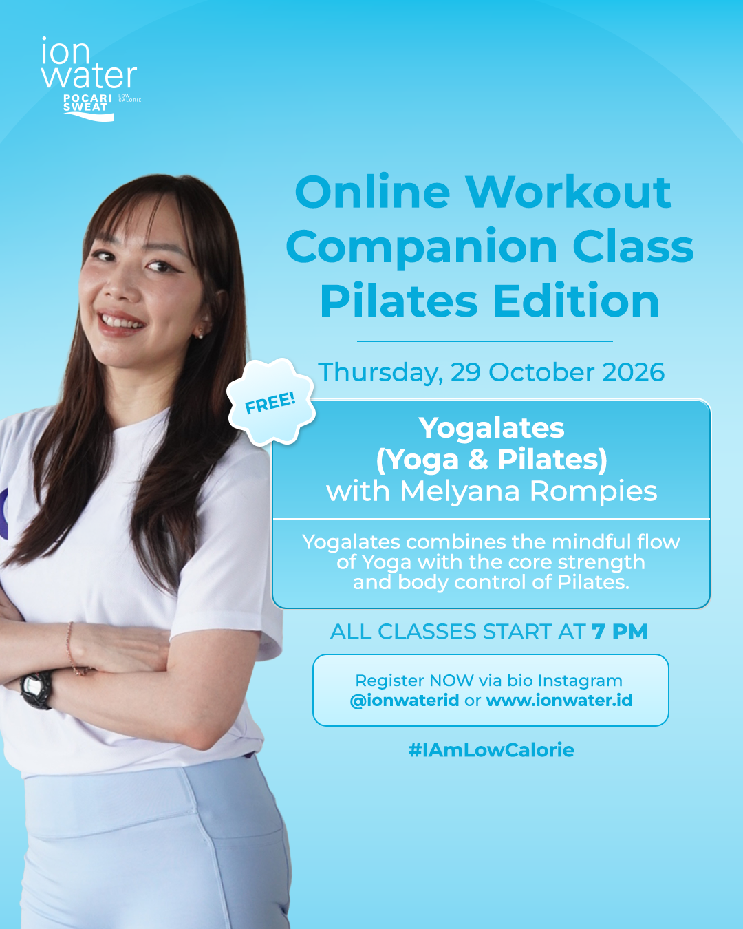 ONLINE WORKOUT CLASS - YOGALATES (YOGA & PILATES)