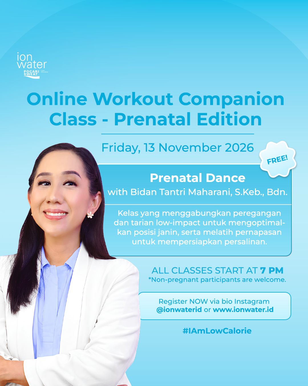 ONLINE WORKOUT CLASS - PRENATAL DANCE